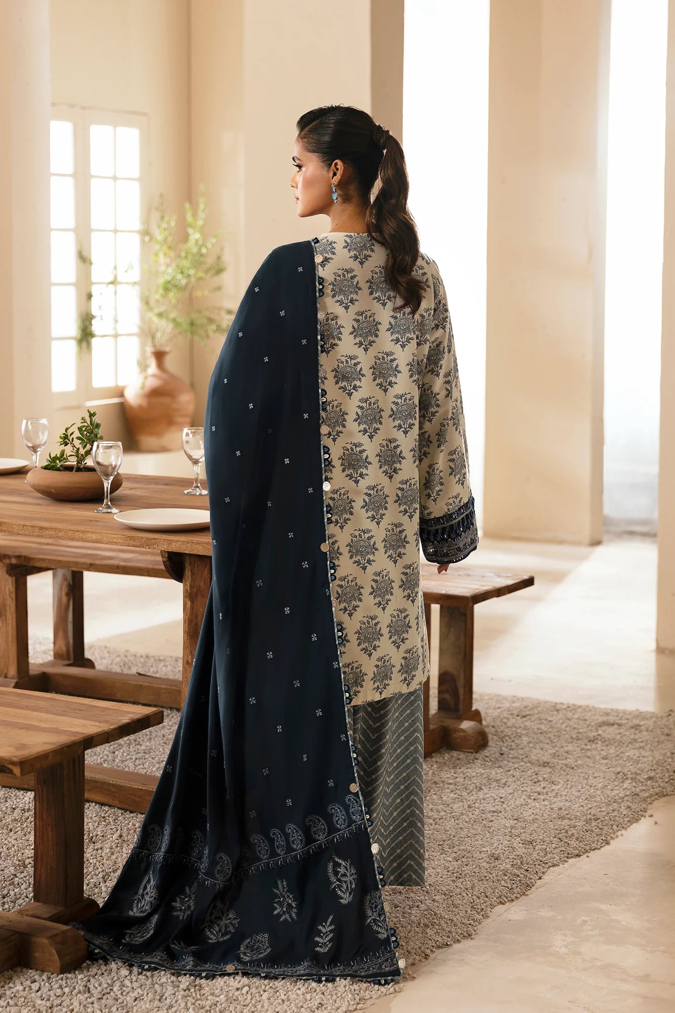 Ethnic 3Pc Embroidered Viscose Suit E0451/203/602 gulbuy.com