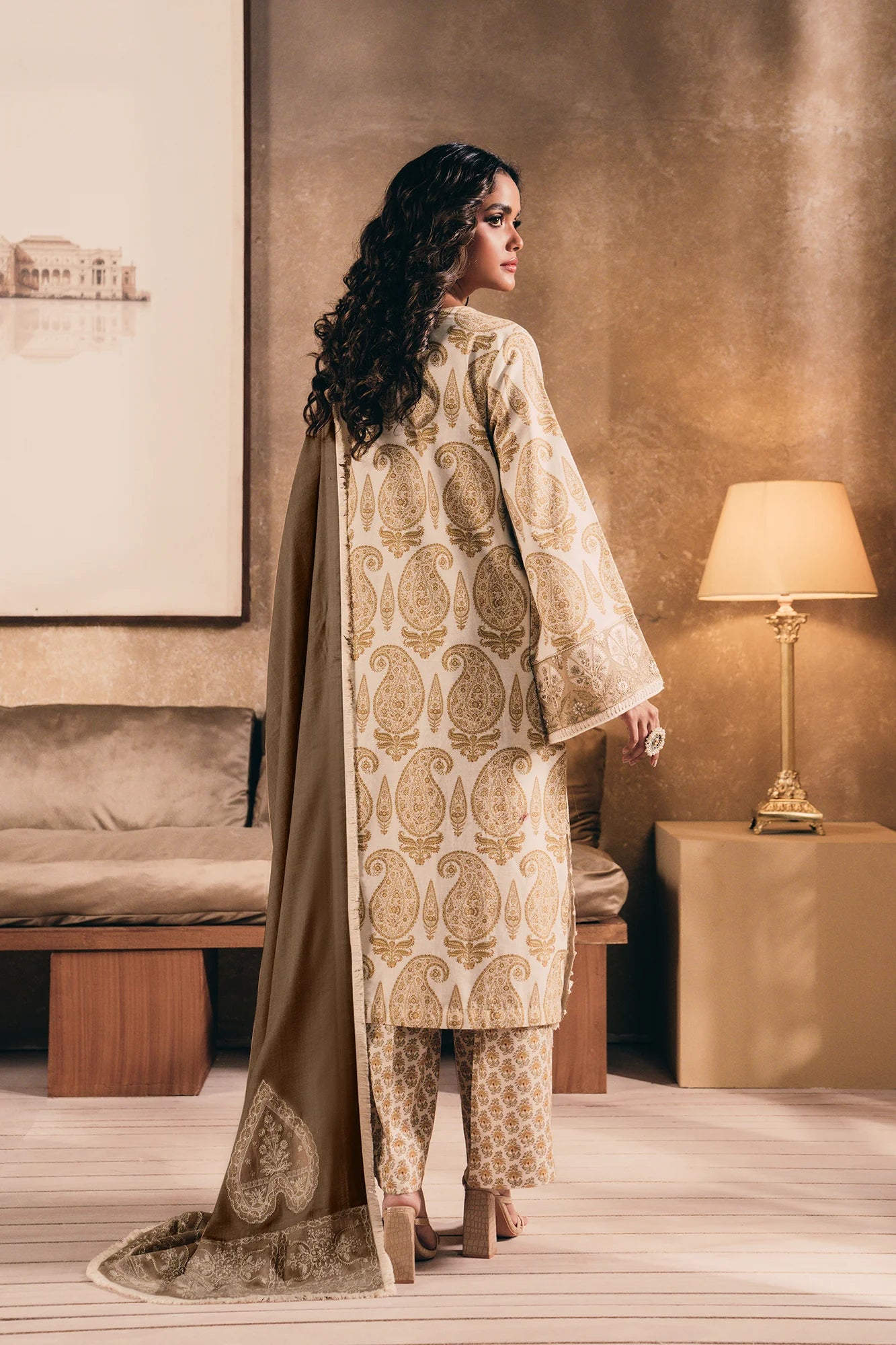 Ethnic 3Pc Embroidered khaddar Suit E0460/203/217 gulbuy.com