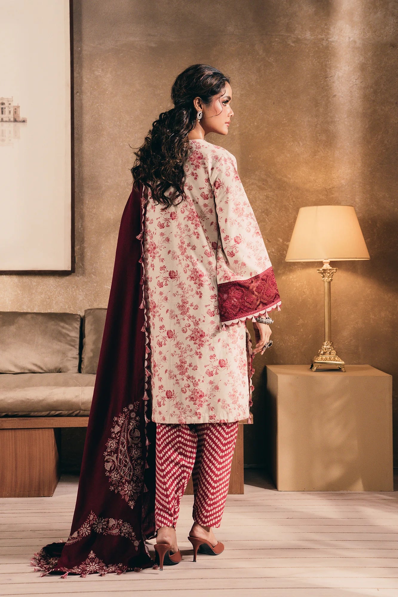 Ethnic 3Pc Embroidered khaddar Suit E0461/203/304 gulbuy.com
