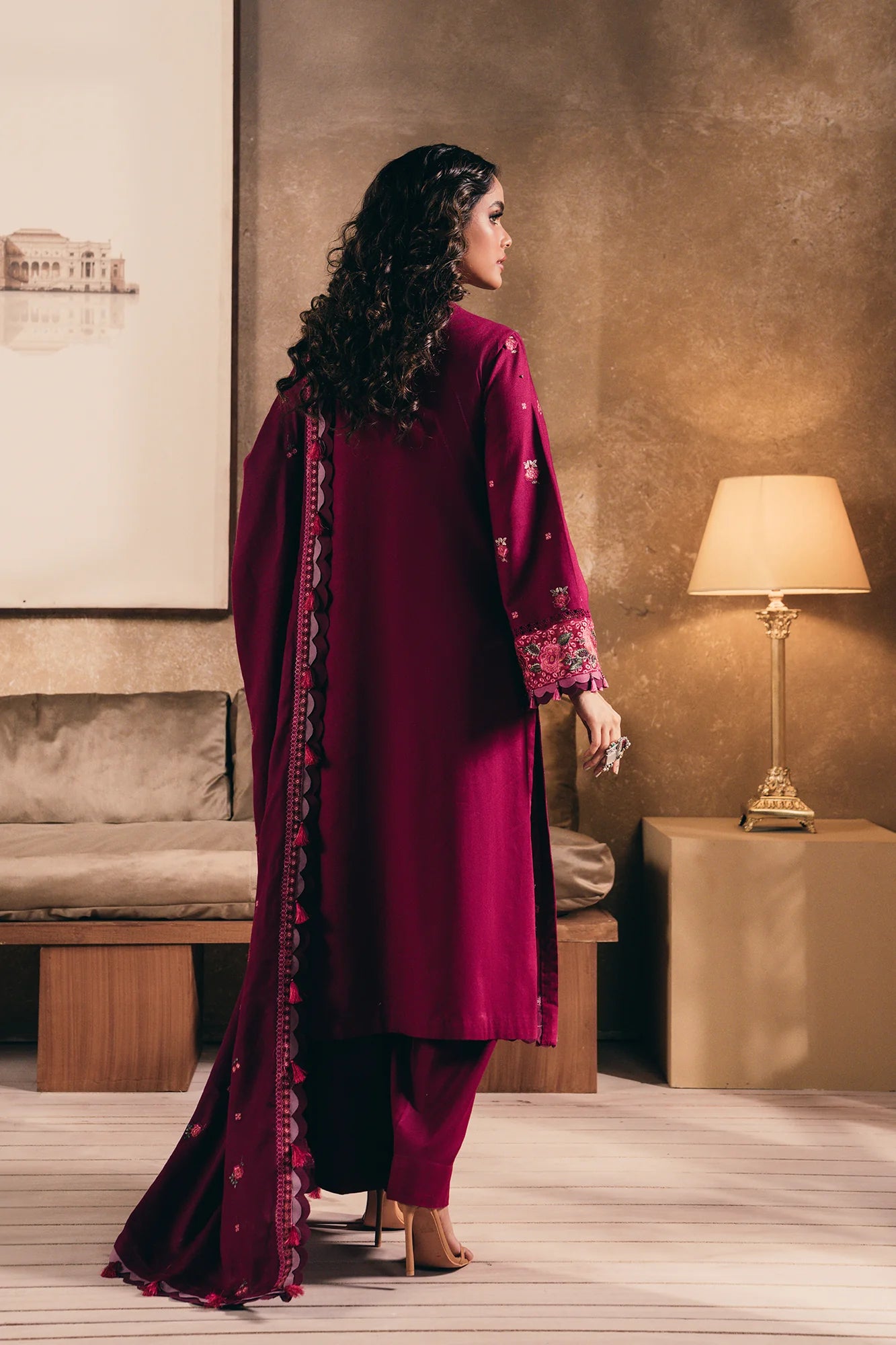 Ethnic 3Pc Embroidered khaddar Suit E0469/203/404 gulbuy.com