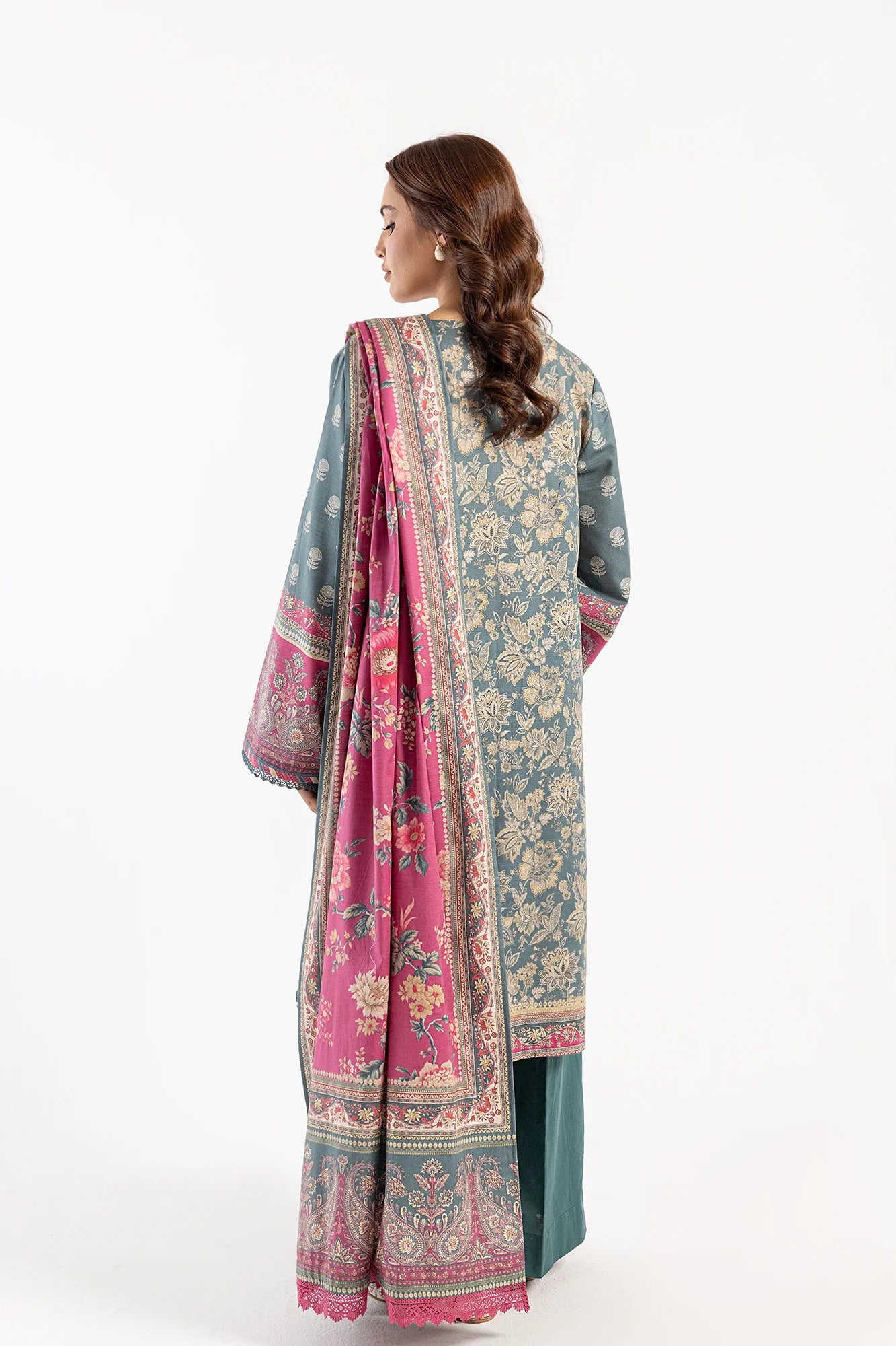 Ethnic 3Pc Printed khaddar Suit E0476/202/711 gulbuy.com