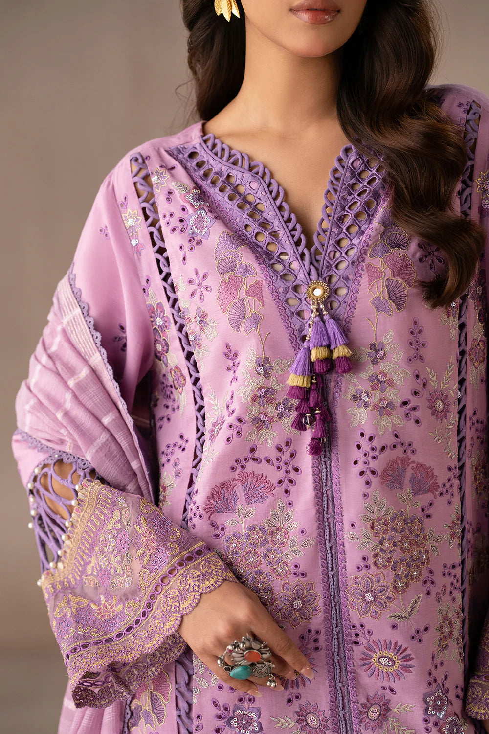 Ethnc 3Pc Embroidered Lawn Suit E0501/203/530 gulbuy.com