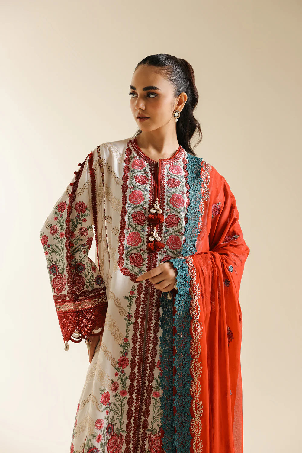 Ethnc 3Pc Embroidered Lawn Suit E0531/203/005 gulbuy.com