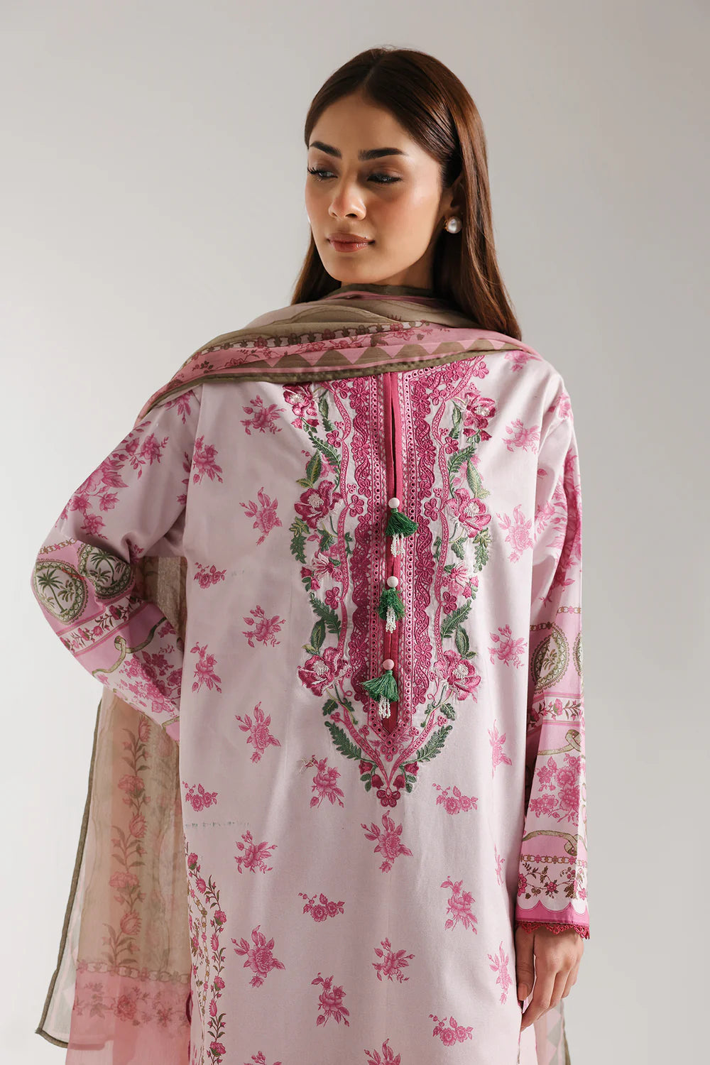 Ethnc 3Pc Embroidered Lawn Suit E0584/203/526 gulbuy.com