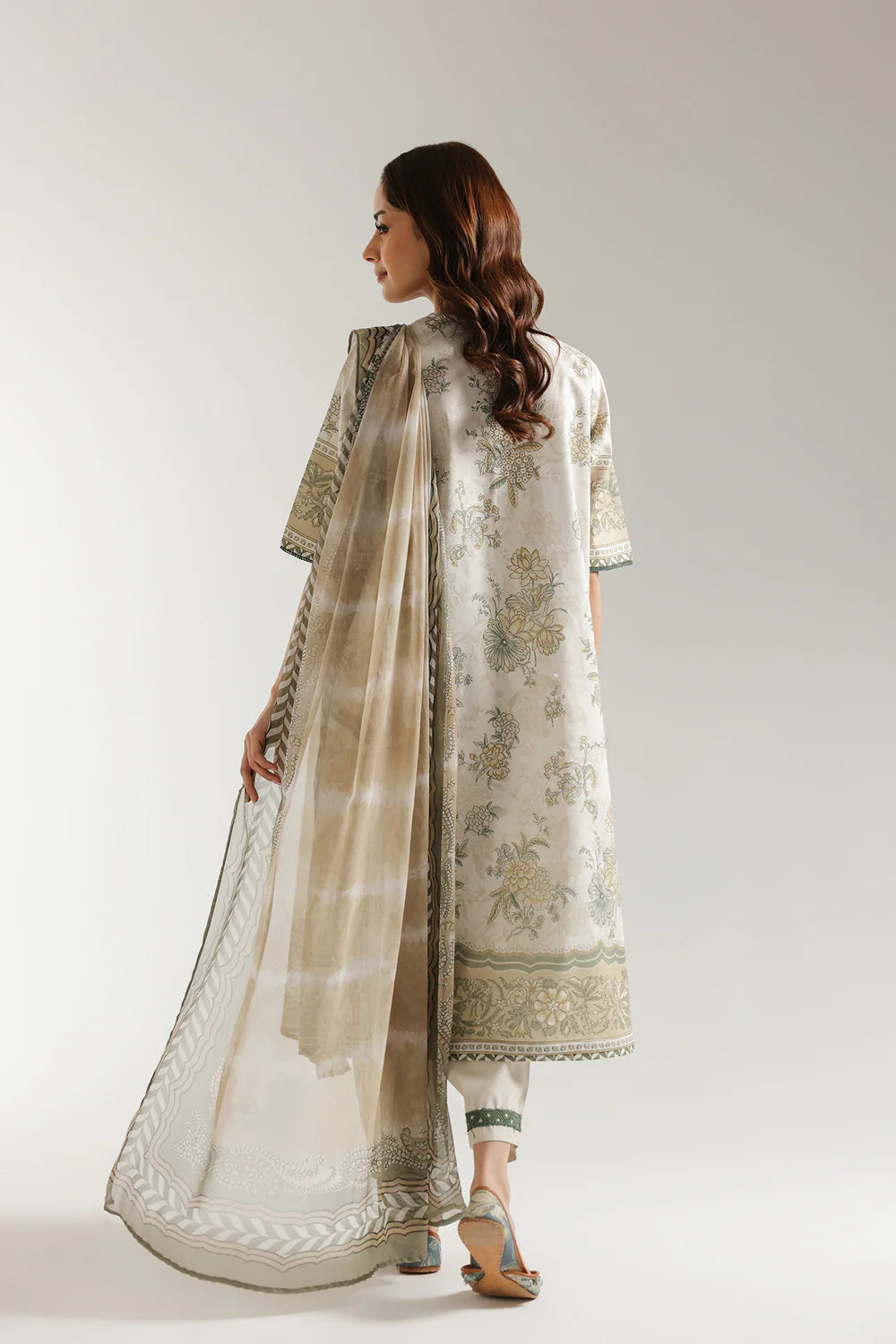Ethnic 3Pc Embroidered Lawn Suit 0603/203/129 gulbuy.com