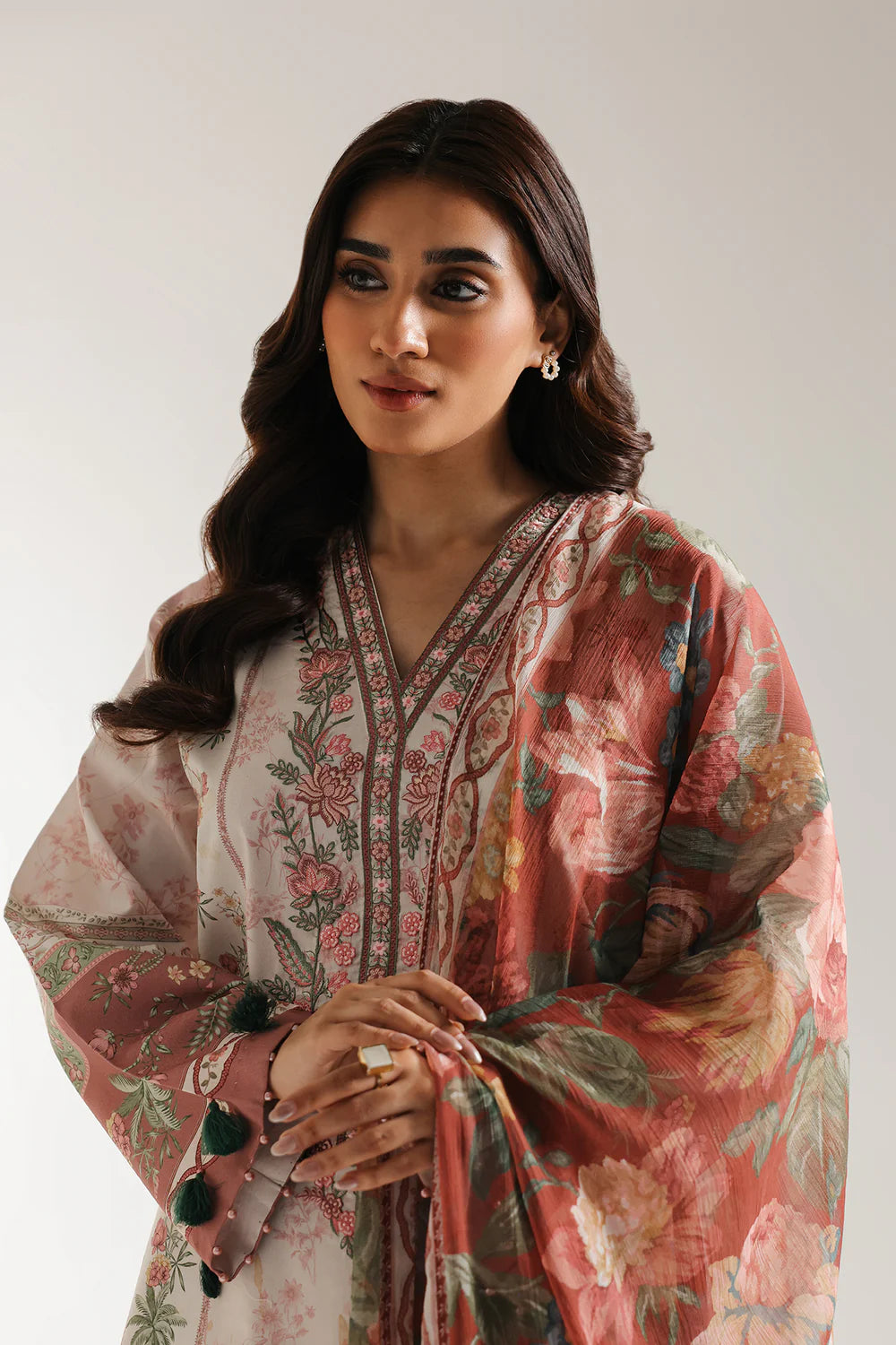 Ethnic 3Pc Embroidered Lawn Suit E0605/203/413 gulbuy.com