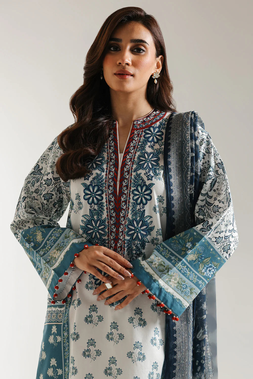 Ethnic 3Pc Embroidered Lawn Suit E0613/203/622 gulbuy.com