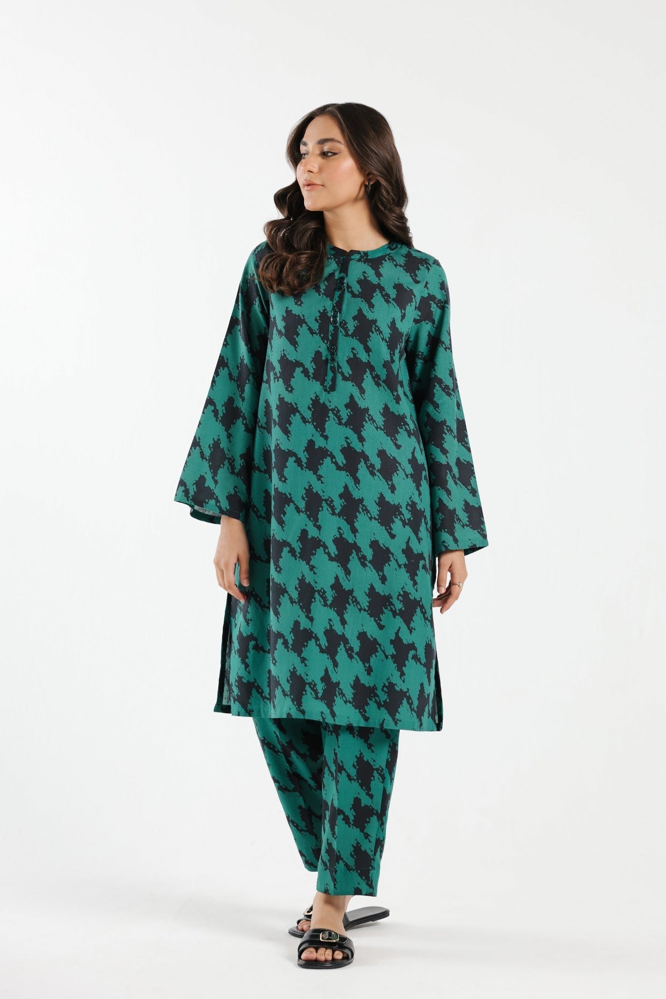 Ethnic 2 Piece Cotton Viscose Suit (E5162/102/702)