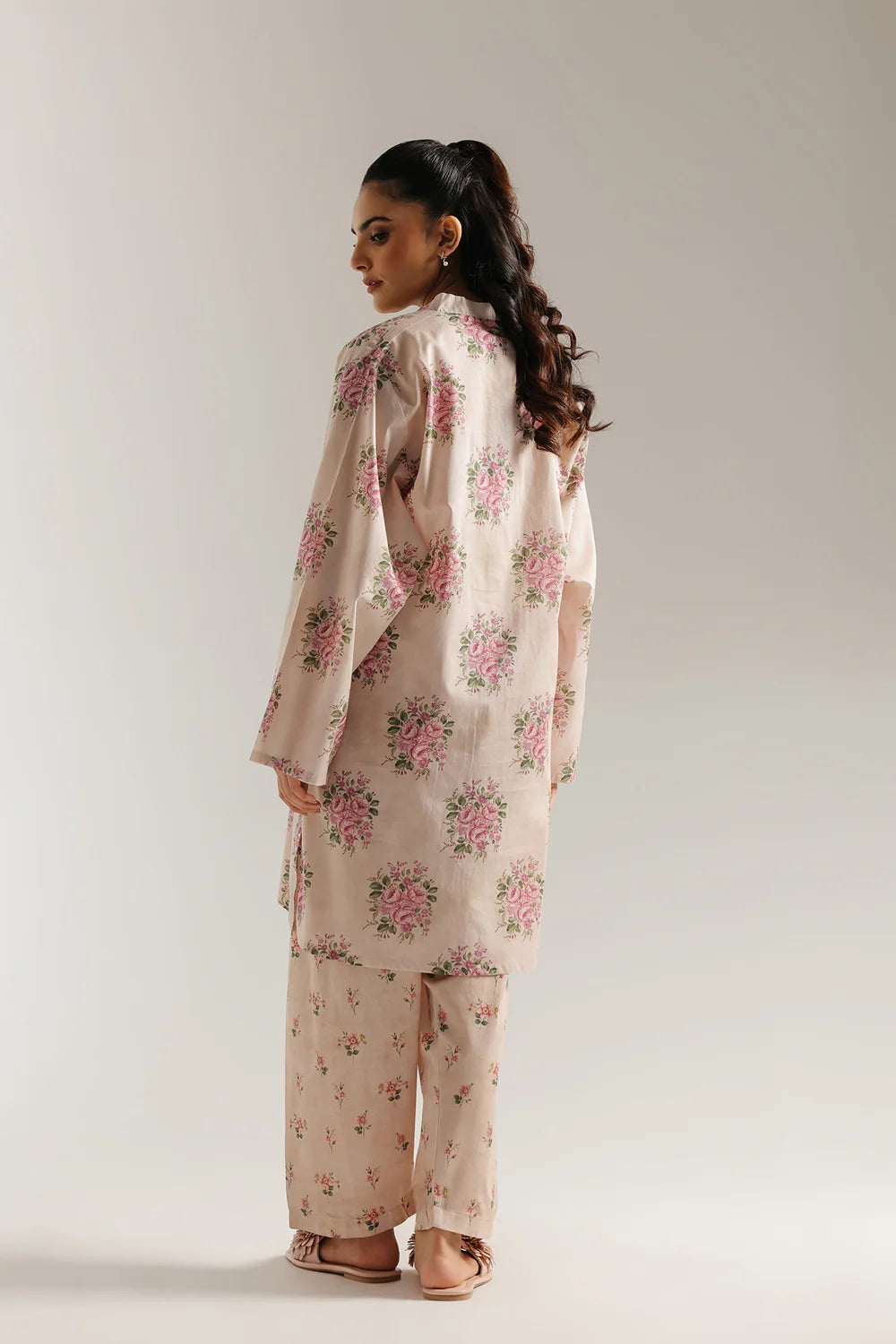 Ethnic 2Pc Printed Lawn Suit LEMON ICING | E6223/102/004 gulbuy.com
