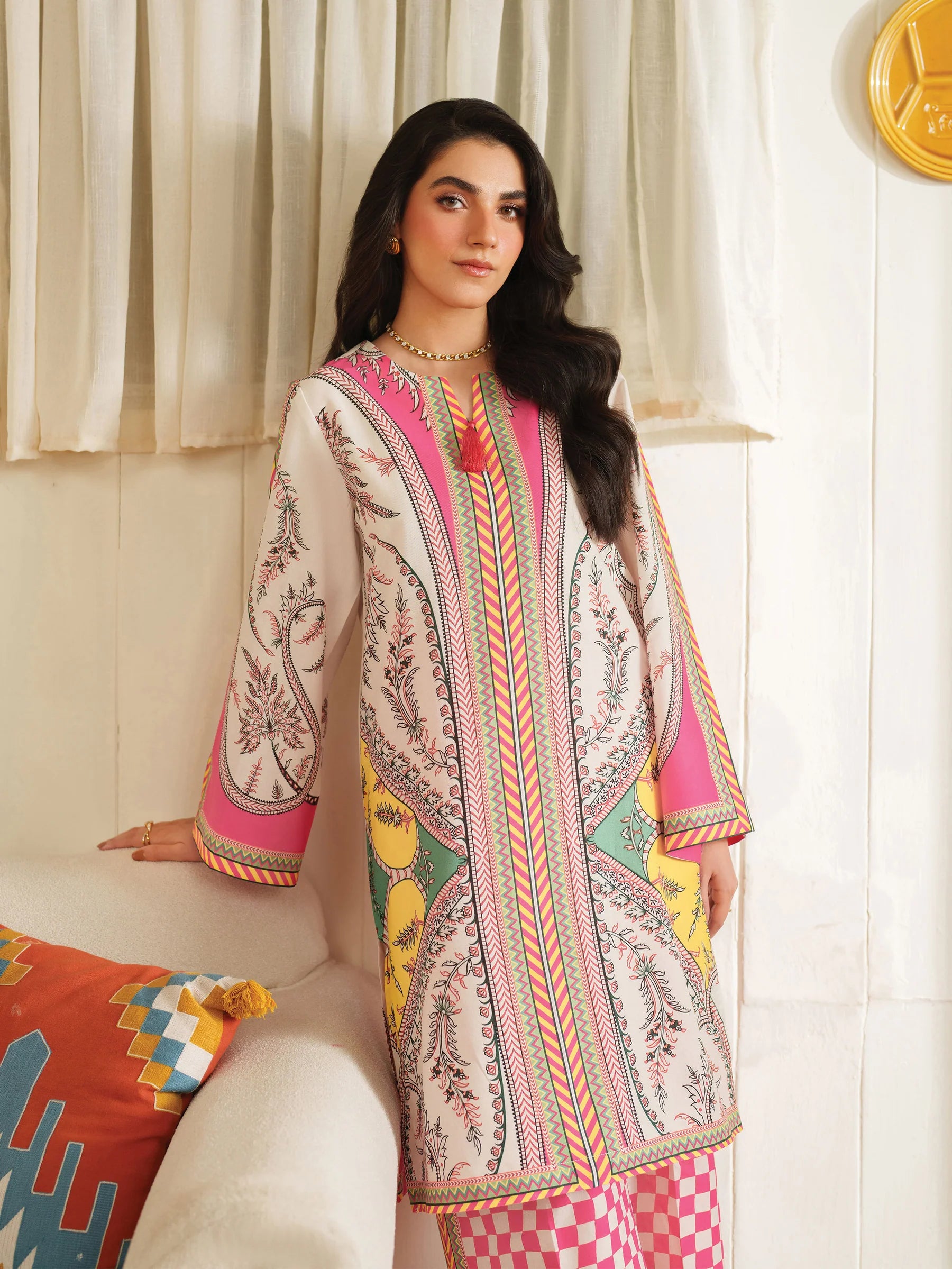 Garnet 2Pc Printed Lawn Suit Eloura gulbuy.com