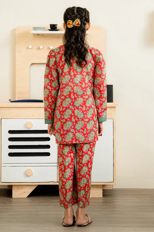 Zellbury 2Pc Printed Lawn Kids Suit 2257 gulbuy.com