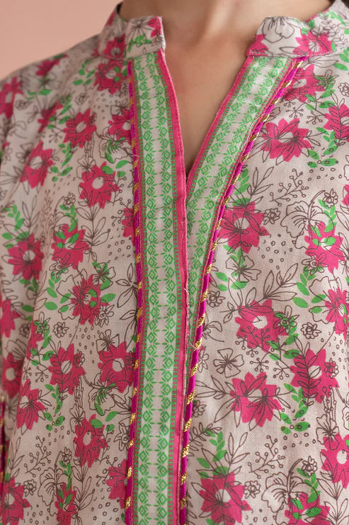 Zellbury 3Pc Printed Lawn Kids Suit 3195 gulbuy.com