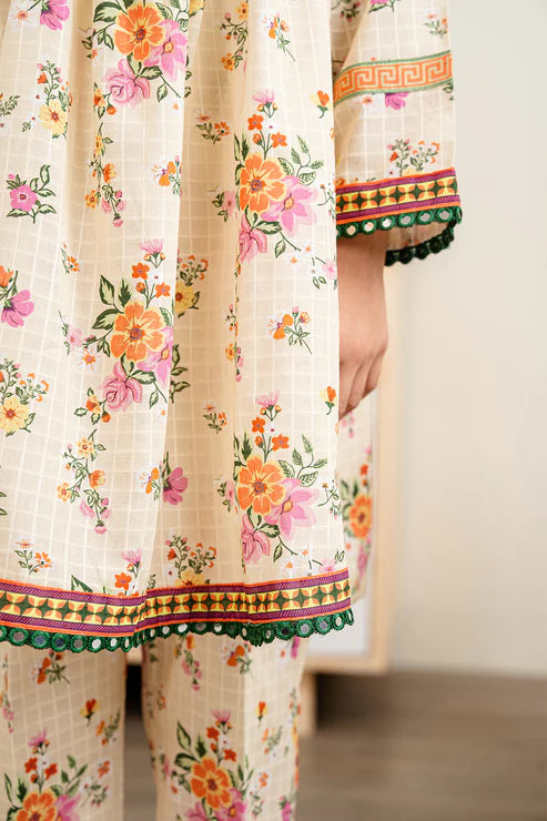 Zellbury 3Pc Printed Lawn Kids Suit 3199 gulbuy.com
