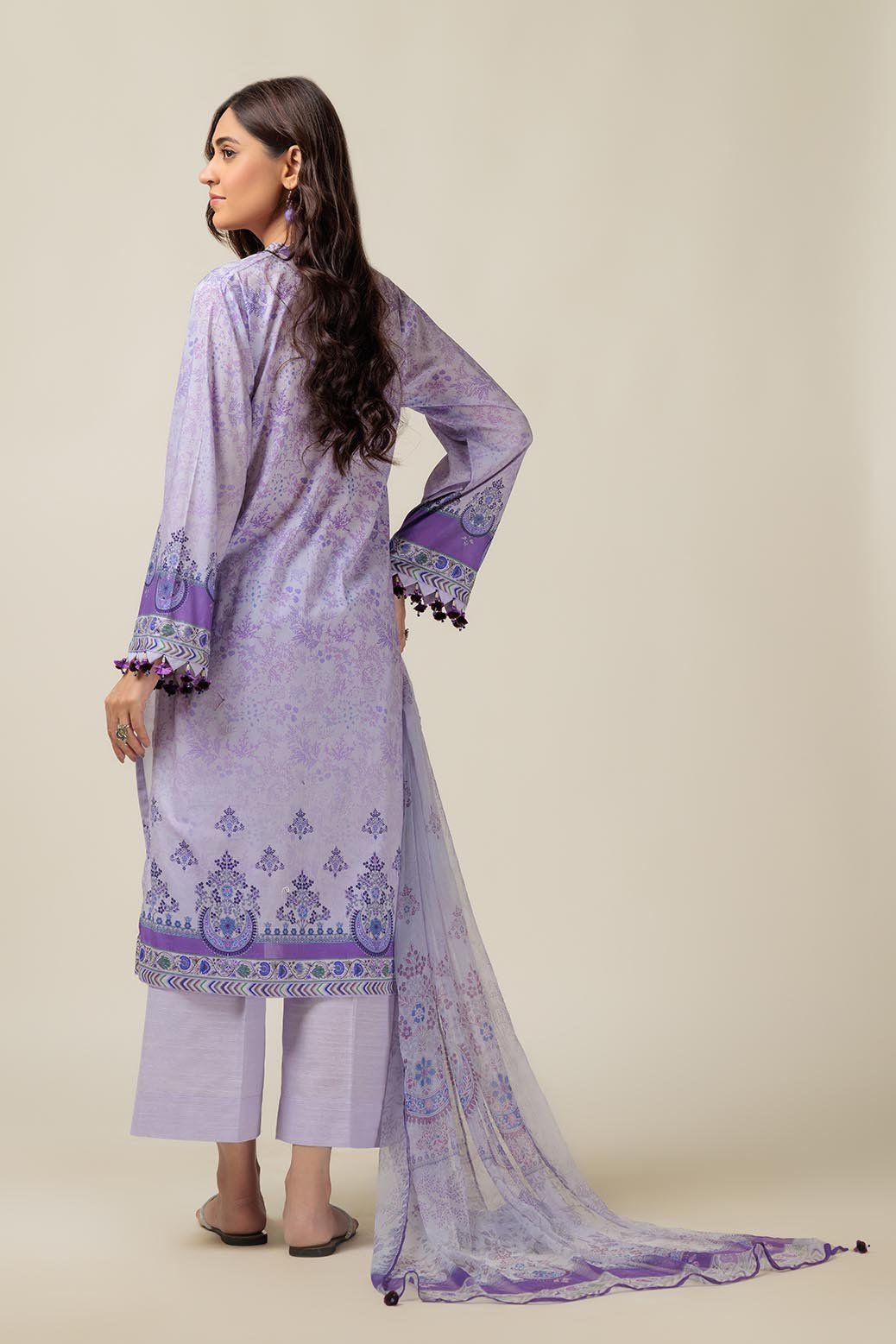 BONANZA SATRANGI 3PC PRINTED CAMBRIC SUIT (RSR233P28)