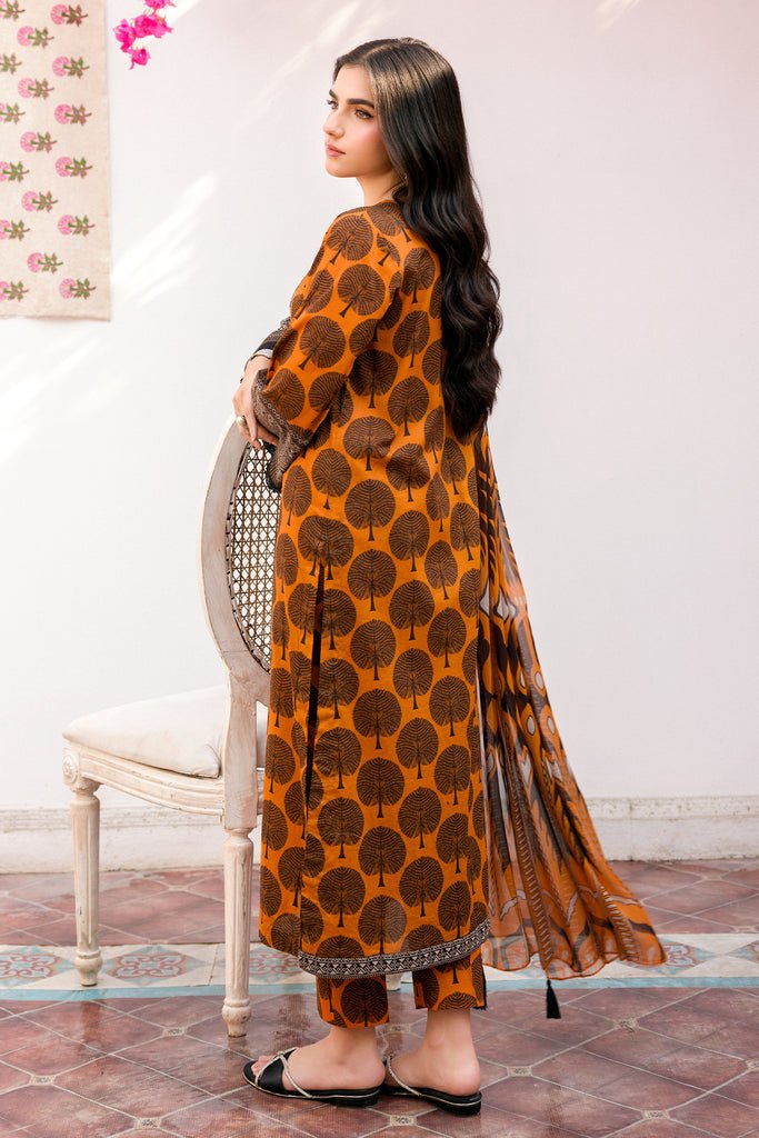 Charizma 3 Piece Embroidered Chiffon Suit (CPM-4-03)