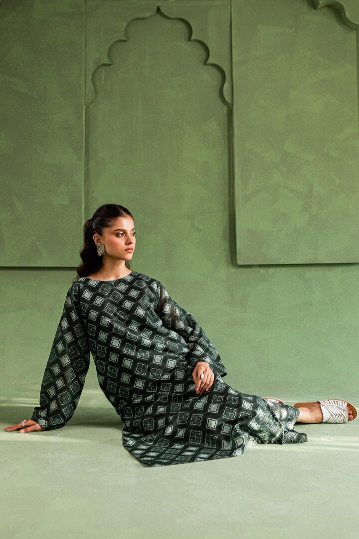 MANNAT 2PC PRINTED SUIT (SERENITY)