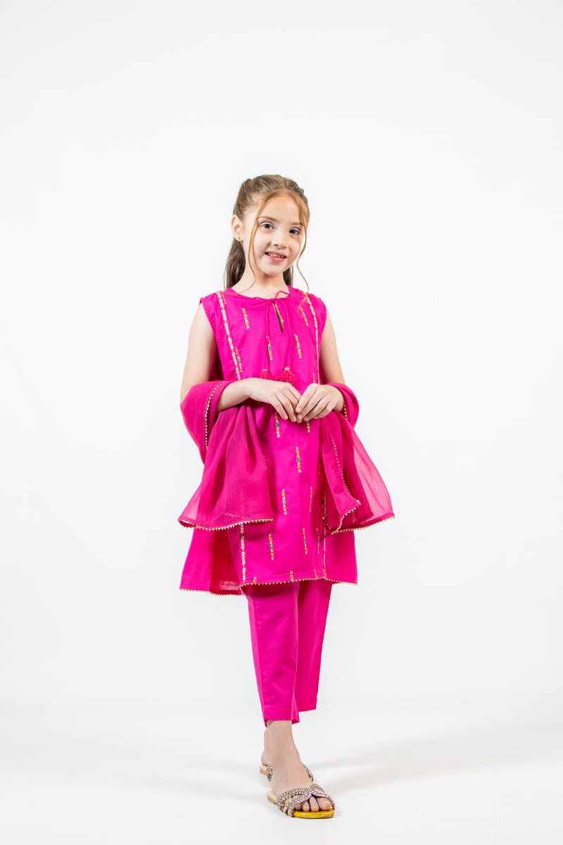 Ego 3 Piece Slub Lawn Suit (KS0271)