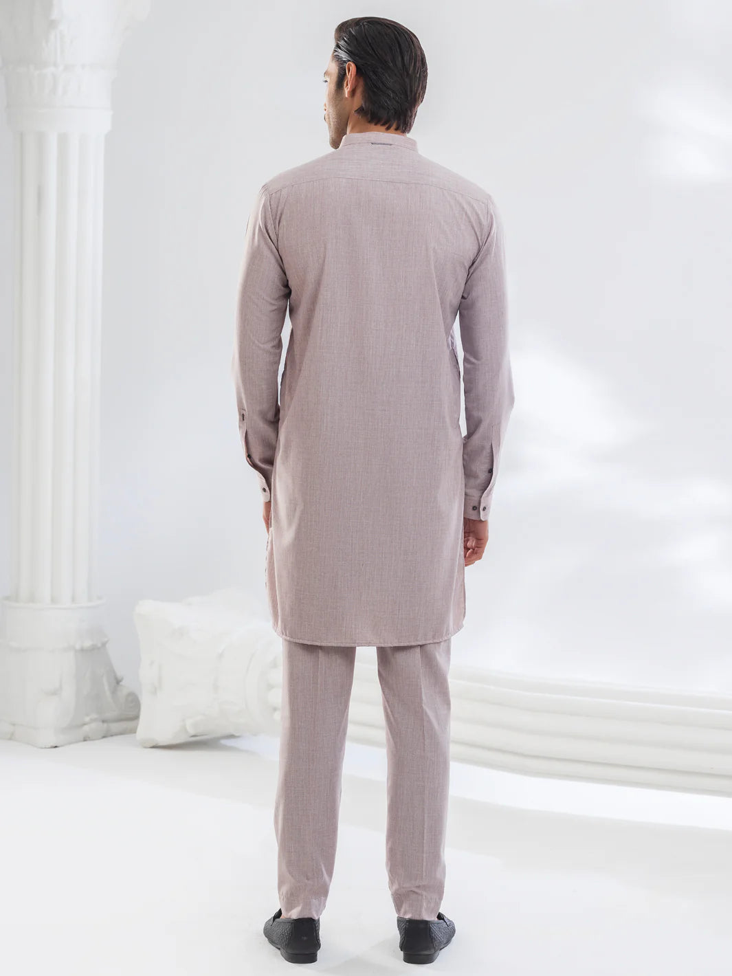 Almirah Light Pink Blended Kurta Trouser-AL-KT-3088 gulbuy.com