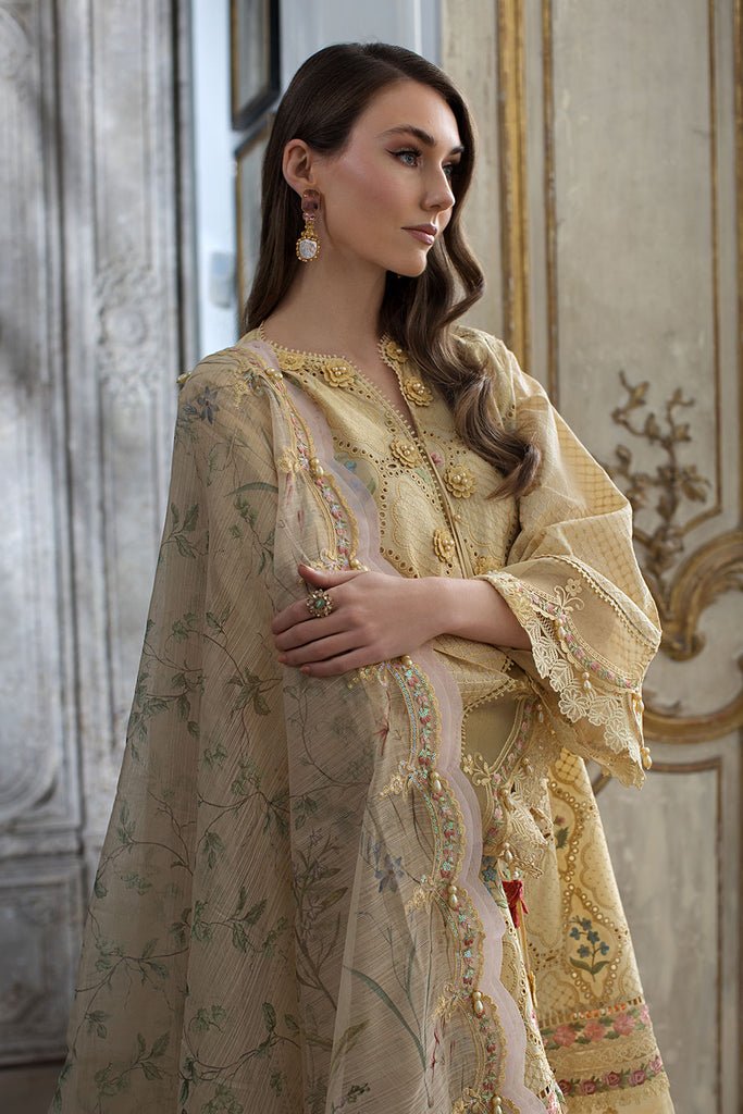 SOBIA NAZIR 3PC EMBROIDERED LAWN SUIT (L24-2B)