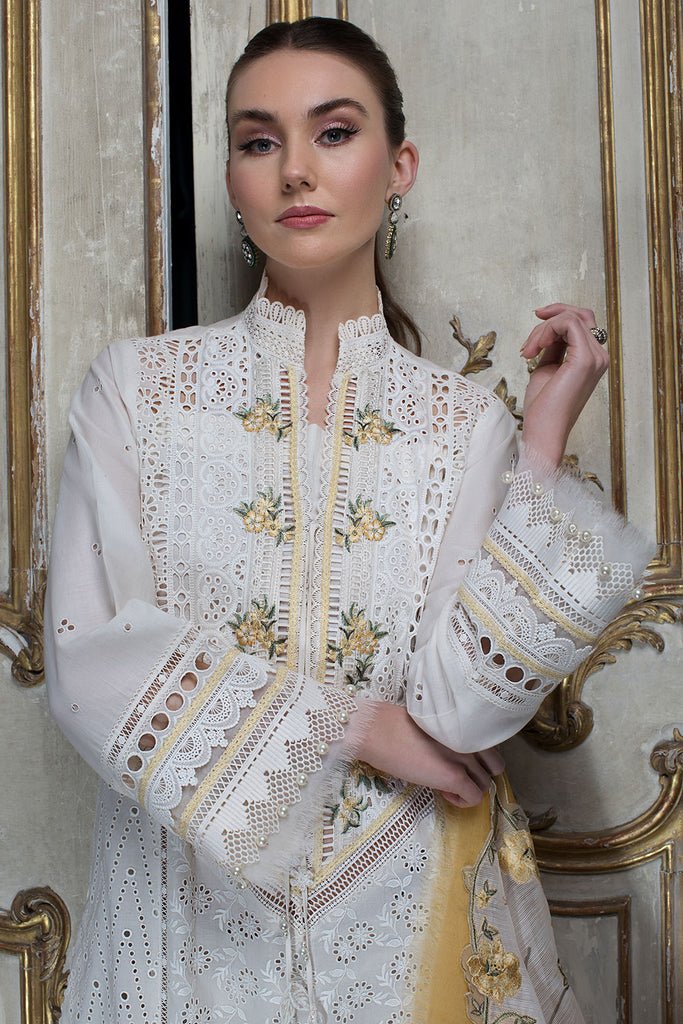 SOBIA NAZIR 3PC EMBROIDERED LAWN SUIT (L24-3A)