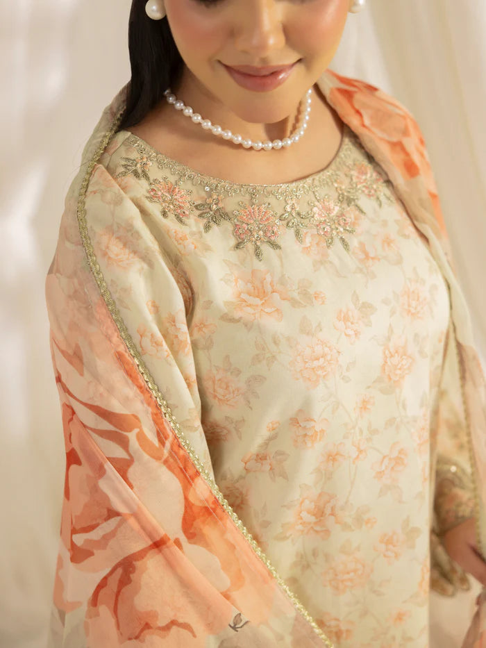 Mohagni 3Pc Embroidered Lawn Suit LP-12 gulbuy.com