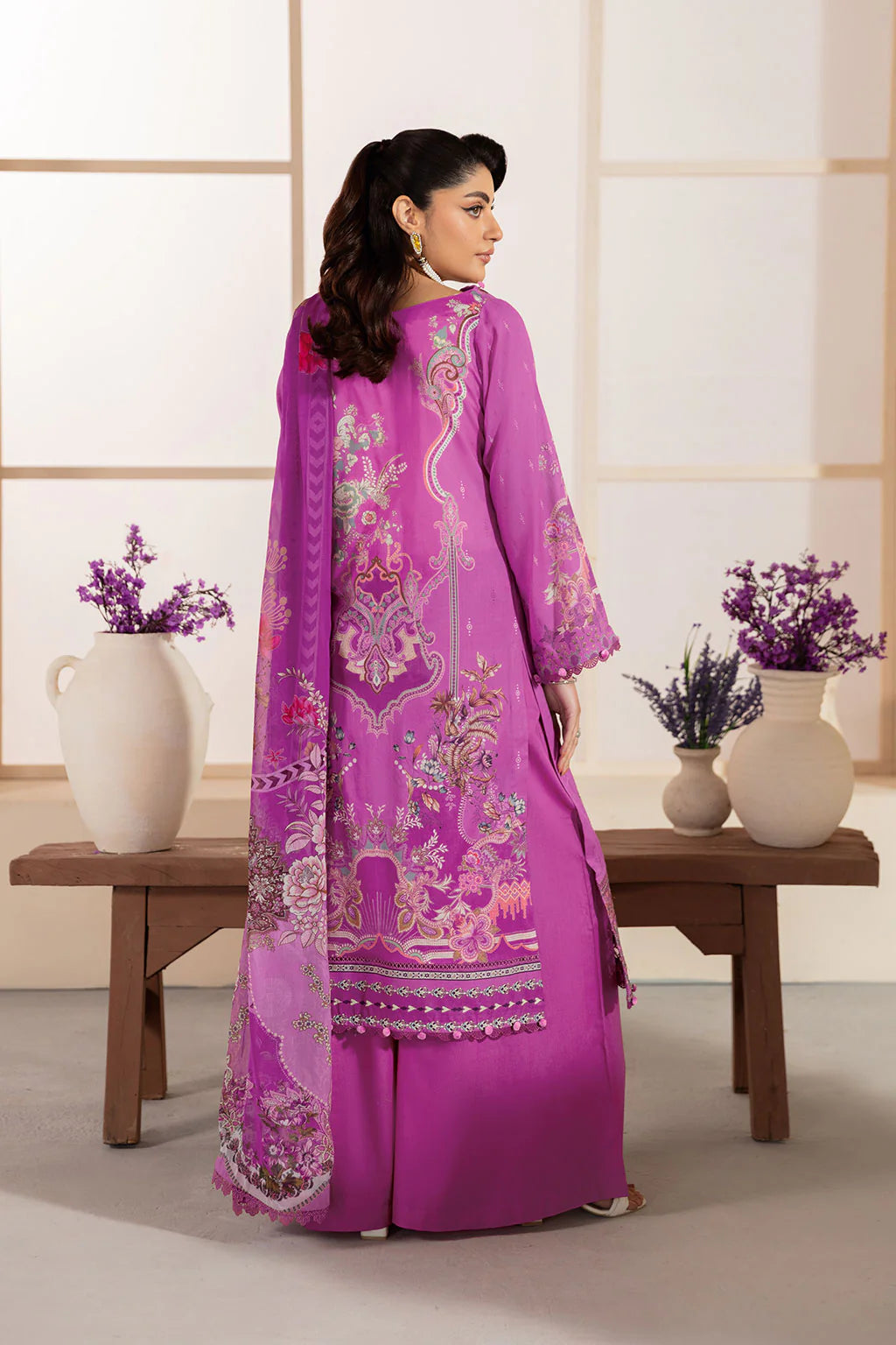 Ramsha 3Pc Embroidered Lawn Suit L-1312 gulbuy.com