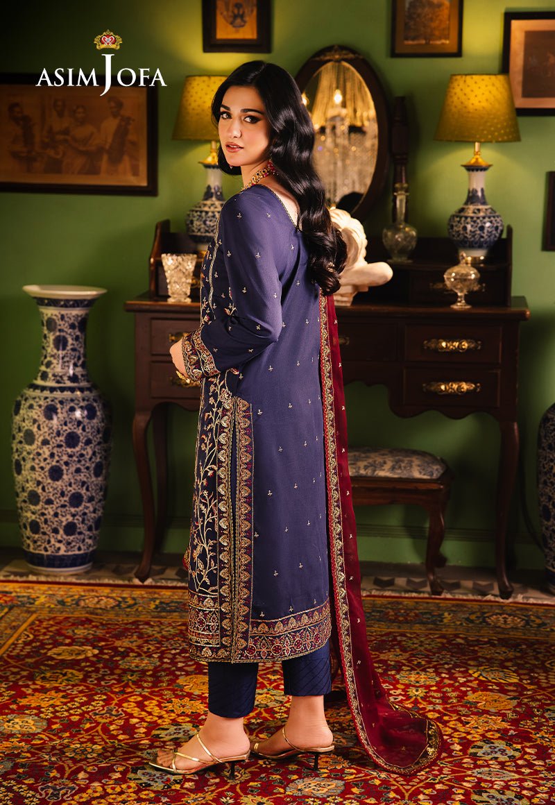 ASIM JOFA 3 PIECE EMBROIDERED LAWN SUIT (AJLP-02)