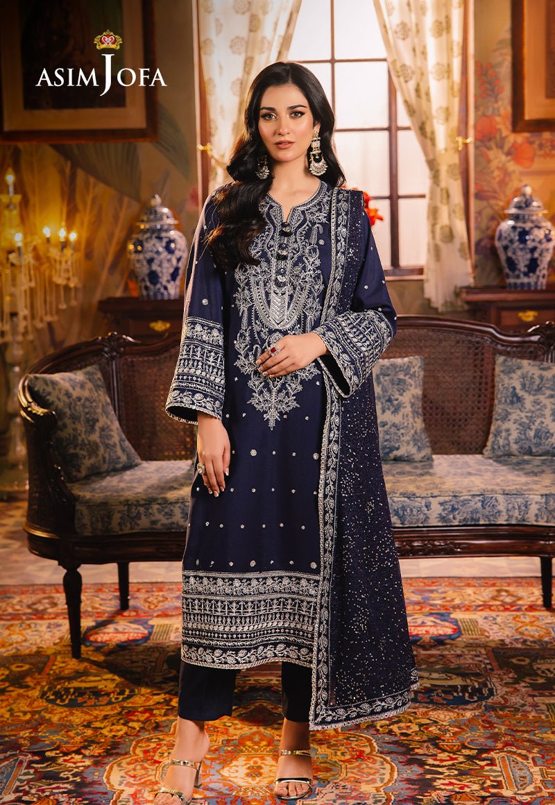 ASIM JOFA 3 PIECE EMBROIDERED LAWN SUIT (AJLP-10)