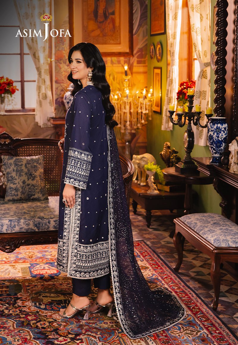 ASIM JOFA 3 PIECE EMBROIDERED LAWN SUIT (AJLP-10)