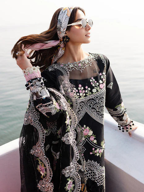 Parishay 3Pc Embroidered Lawn Suit MS-04 gulbuy.com