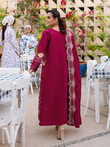 Parishay 3Pc Embroidered Lawn Suit MS-03 gulbuy.com