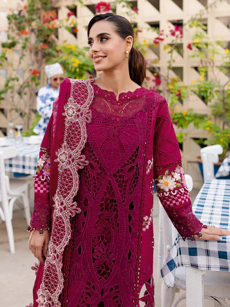 Parishay 3Pc Embroidered Lawn Suit MS-03 gulbuy.com