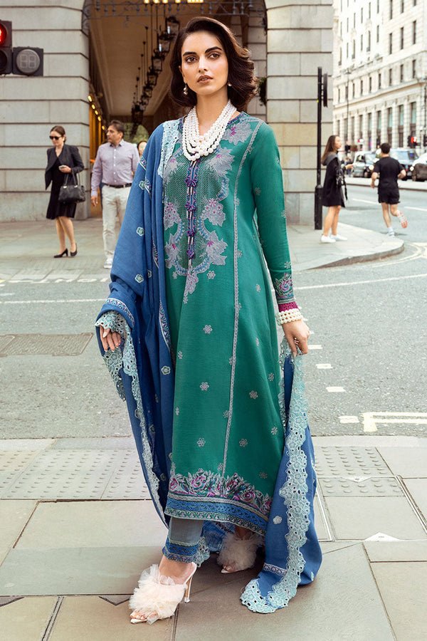 Mushq 3 Piece Embroidered Khaddar Suit (CAMDEN)