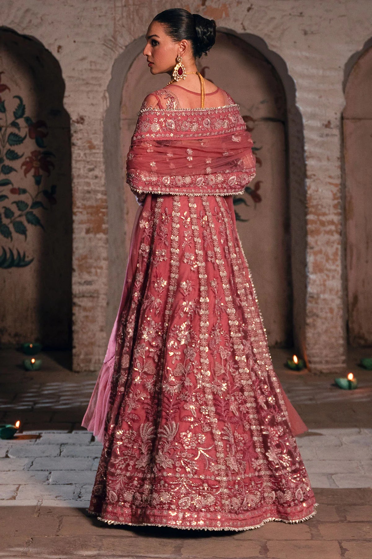 Motifz 3Pc Embroidered Net Suit 4827-RAYAH gulbuy.com