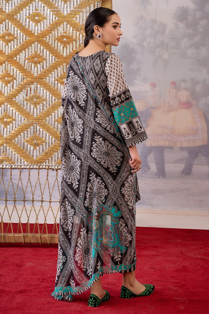 Charizma 3 Piece Printed Lawn Suit (CPM-4-09)