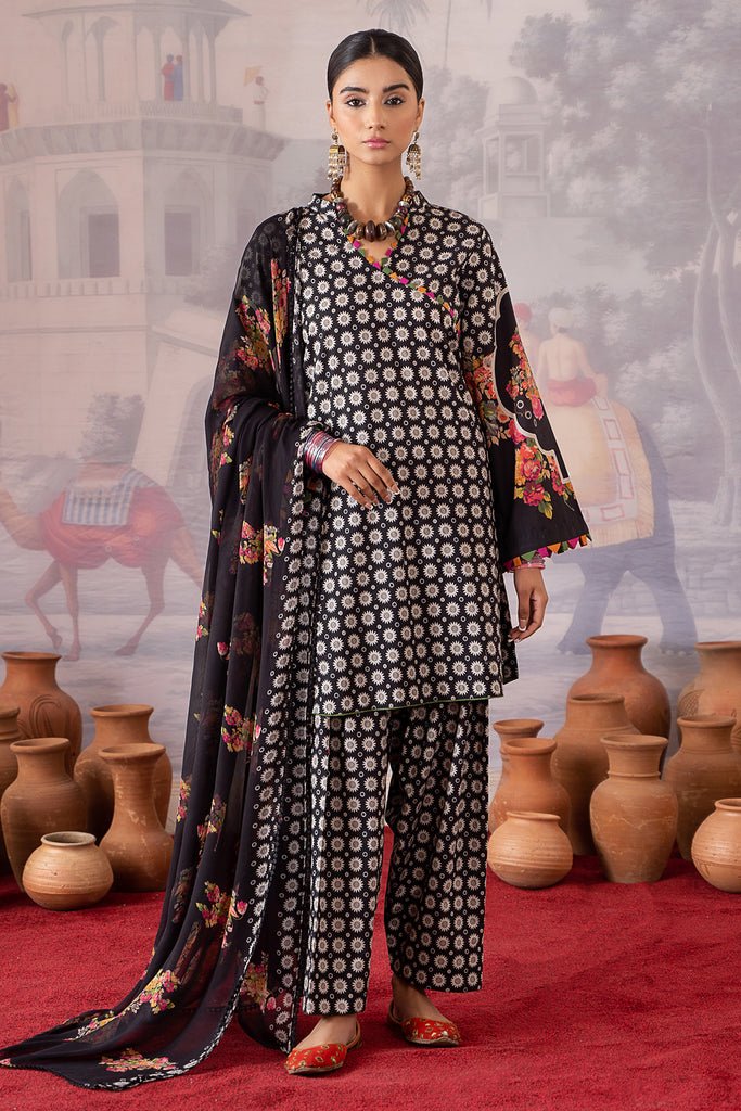 Charizma 3 Piece Printed Lawn Suit (CPM-4-08)