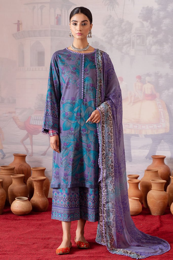Charizma 3 Piece Printed Lawn Suit (CPM-4-06)