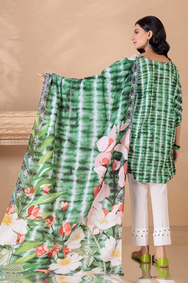 BONANZA SATRANGI 3PC PRINTED KHADDAR SUIT (RWR223P02B)