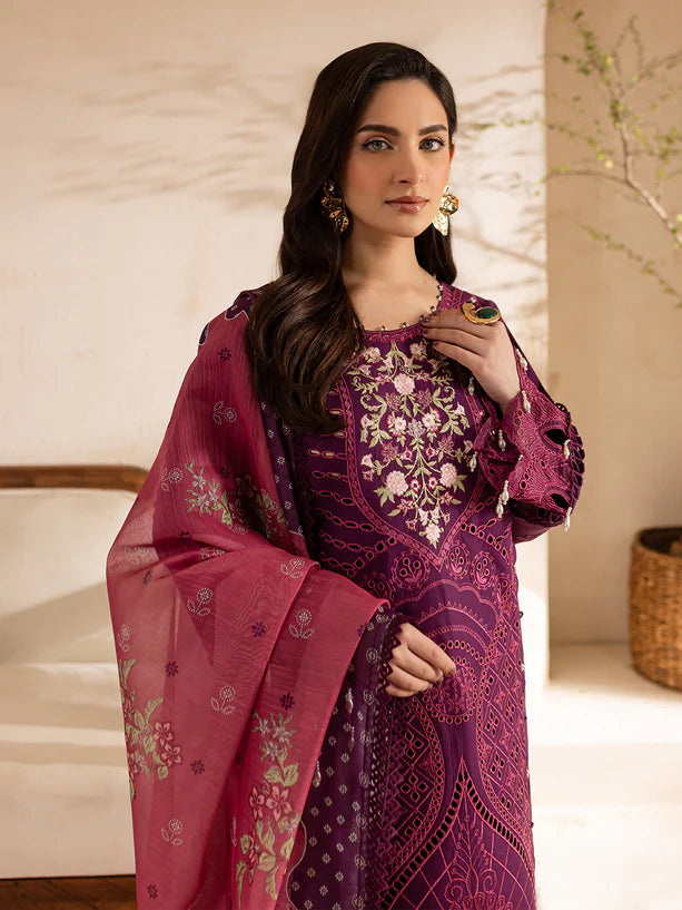 Parishay 3Pc Embroidered Lawn Suit SG-03 gulbuy.com