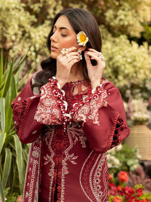 Parishay 3Pc Embroidered Lawn Suit SHR - 01 gulbuy.com