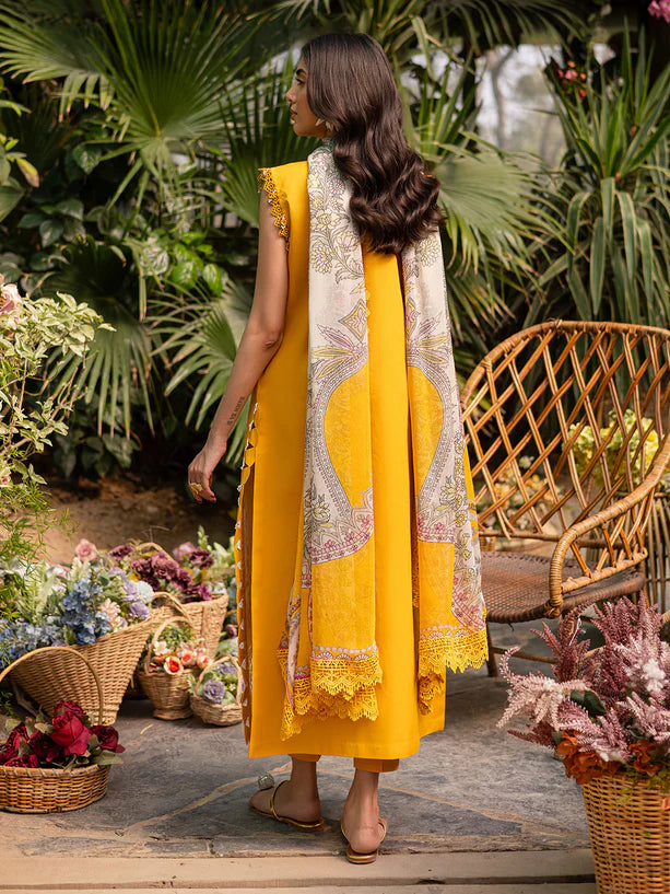 Parishay 3Pc Embroidered Lawn Suit SHR-09 gulbuy.com