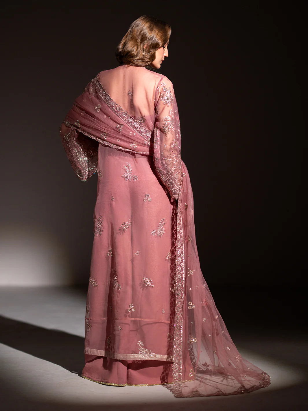 Izel 3Pc Embroidered Raw Silk Suit SLC-010-Raya gulbuy.com