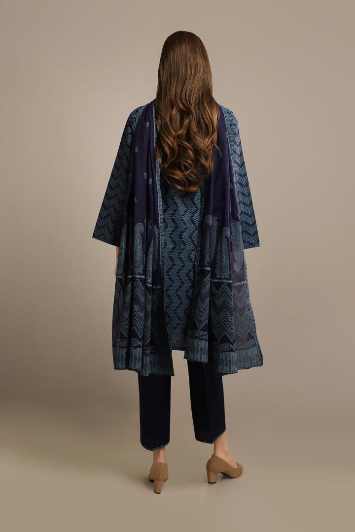 SAYA 3 PIECE PRINTED CAMBRIC SUIT (SP-4769)