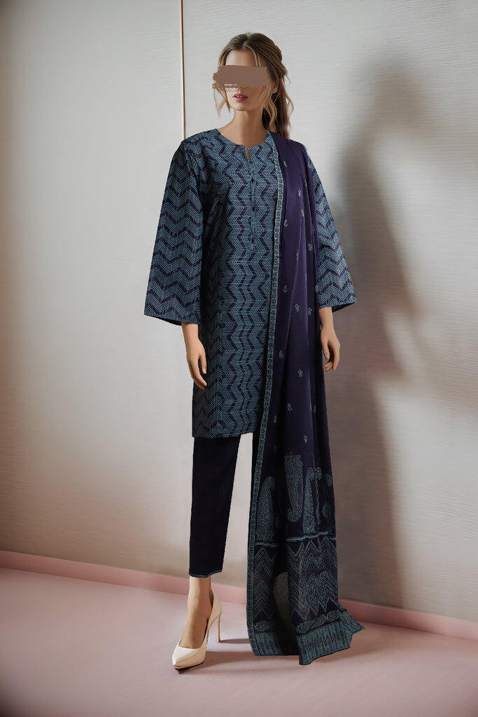 SAYA 3 PIECE PRINTED CAMBRIC SUIT (SP-4769)