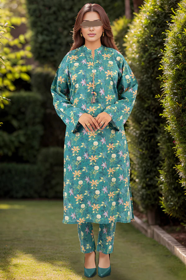 Saya 2Pc Printed Khaddar Suit SP-5245 (P16-23166-17C 2Pcs) S+T