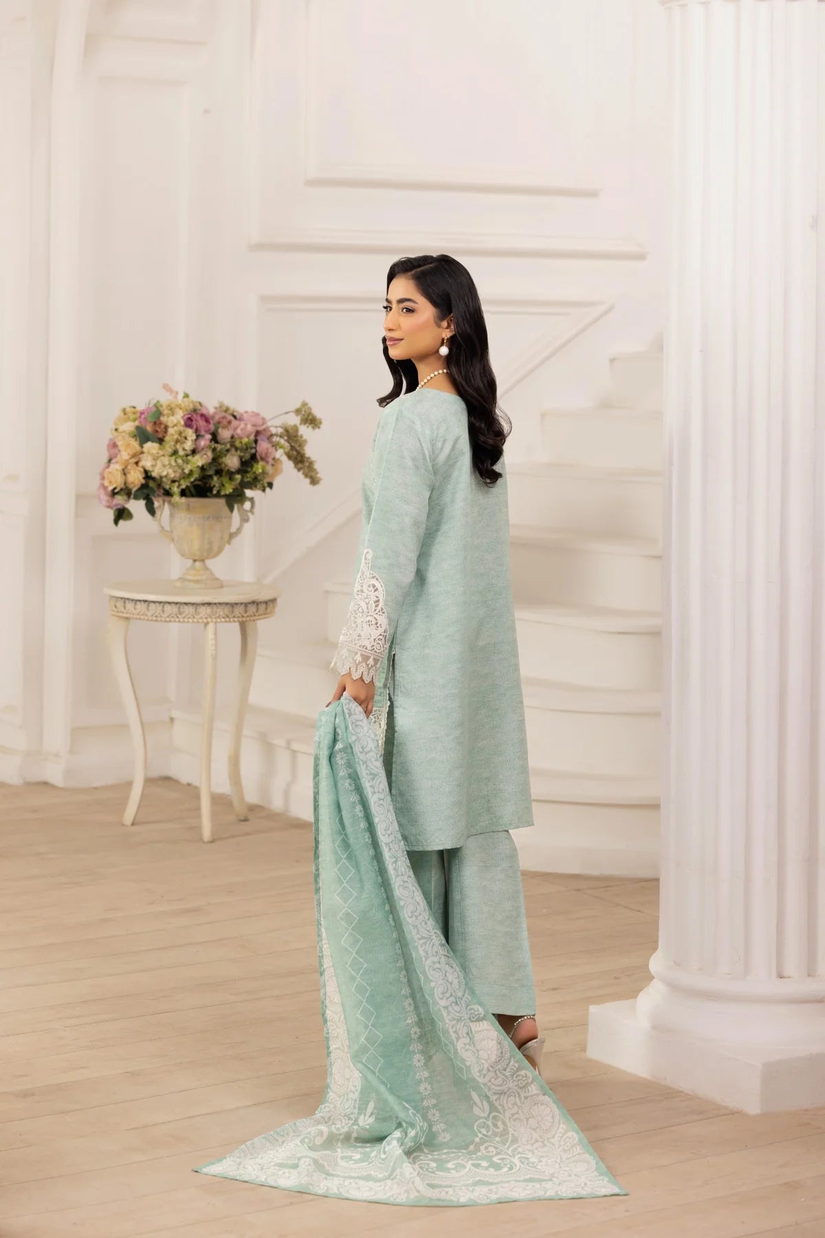 Mohagni 3Pc Embroidered Lawn Suit SPL-17 gulbuy.com