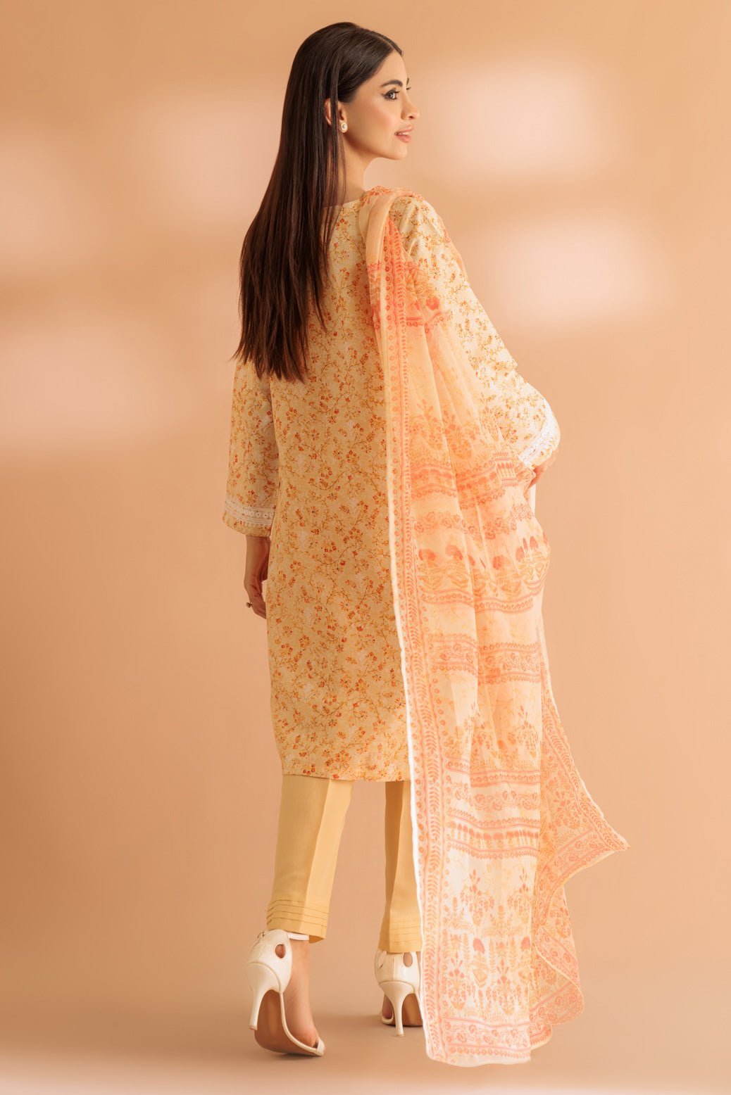 BONANZA SATRANGI 3PC EMBROIDERED CHIFFON SUIT (SS2243P13)