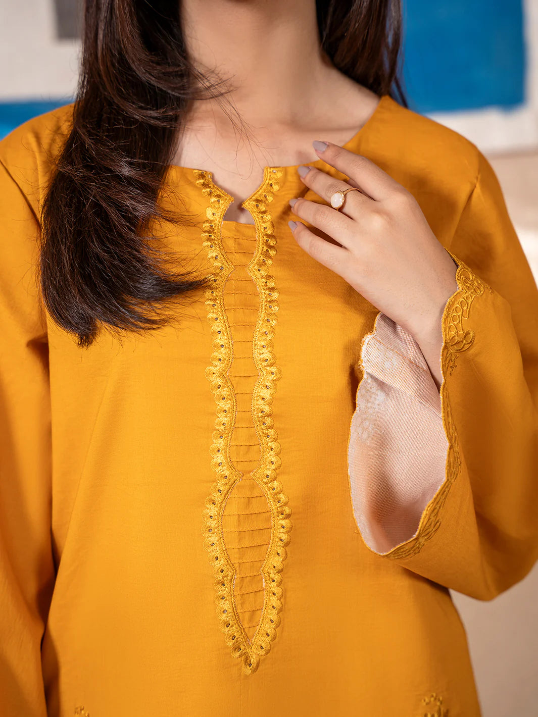 Izel 2Pc Embroidered Lawn Suit SERAPH gulbuy.com
