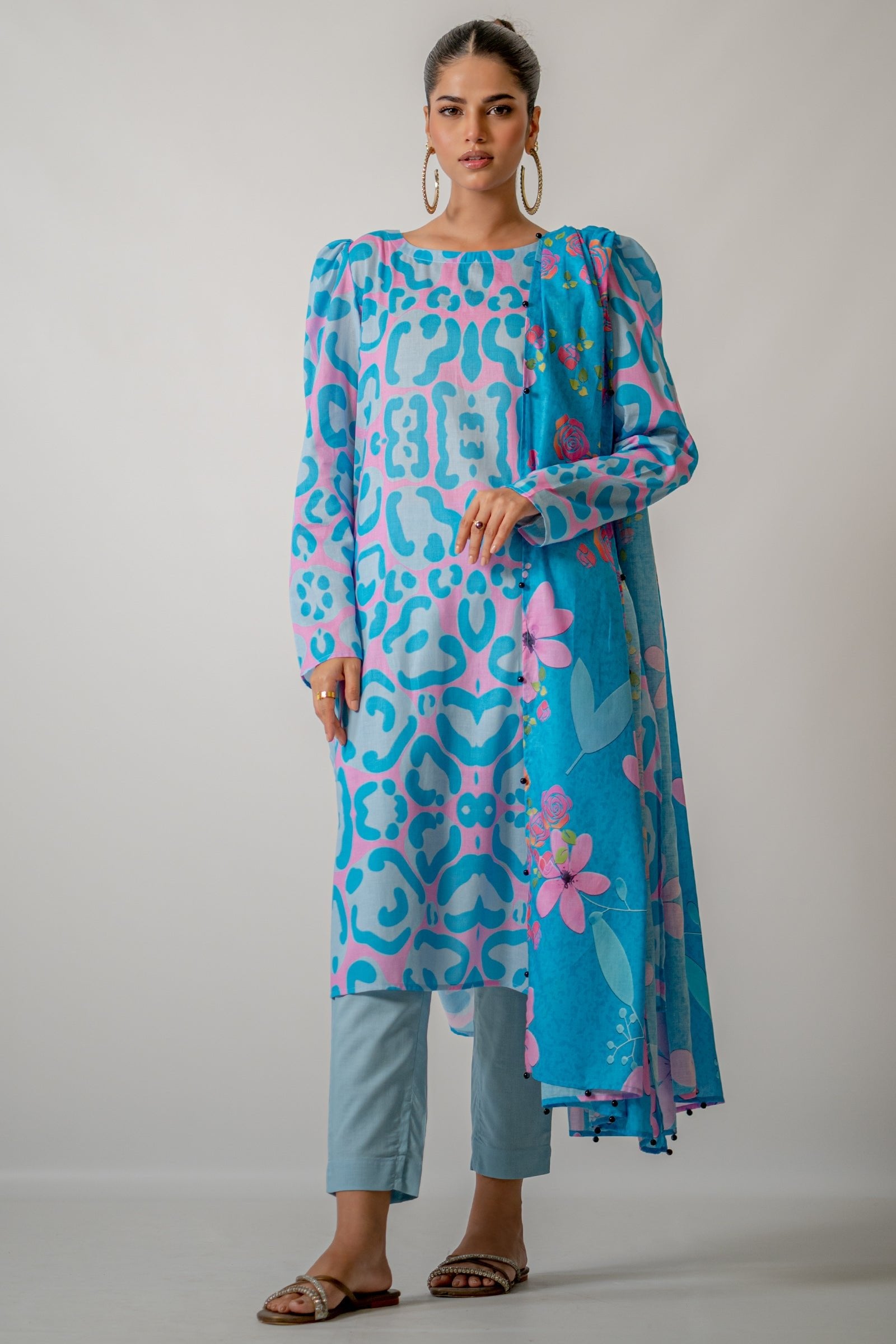 Ego 3 Piece Cambric Lawn Suit (U00418-999-BL0)