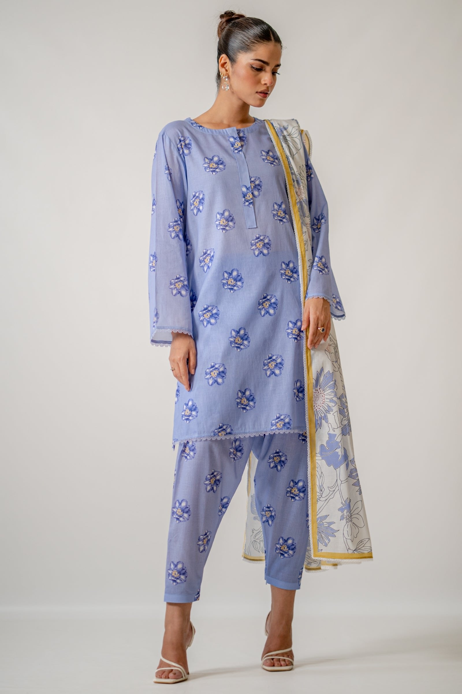 Ego 3 Piece Printed Lawn Suit (U00419-999-LV0)